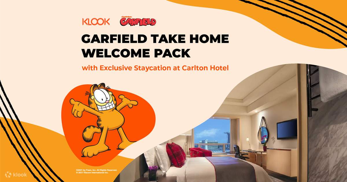 Exclusive Garfield Take Home Merchandise Staycation at Carlton Hotel